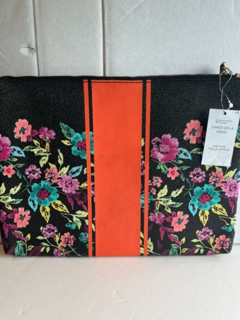 Banana Republic floral pouch.